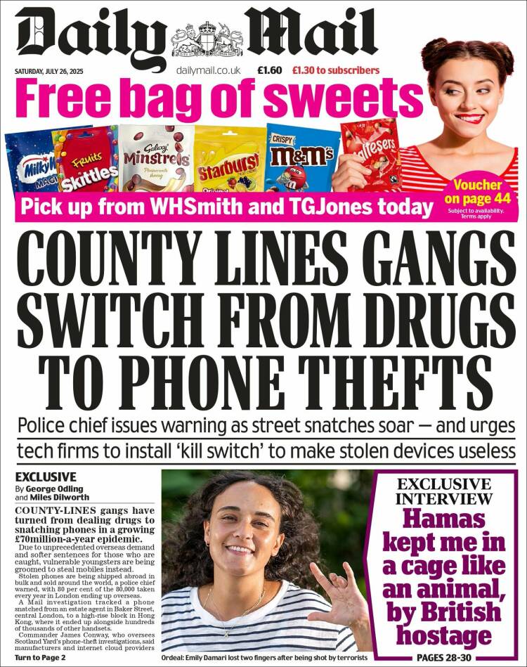 Portada de Daily Mail (United Kingdom)