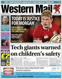 Portada de Western Mail (United Kingdom)