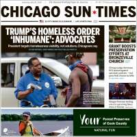 Portada de Chicago Sun-Times (USA)