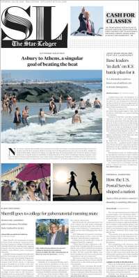 Portada de Star-Ledger (USA)