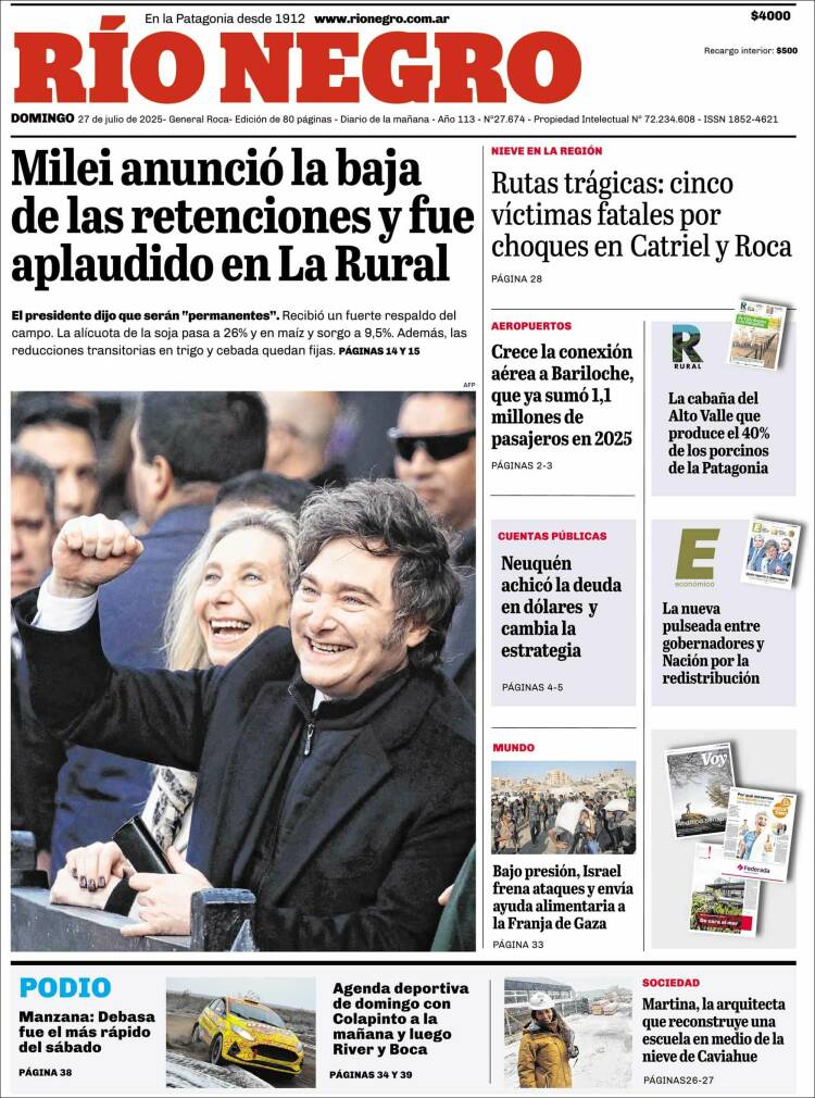 Portada de Rio Negro (Argentina)