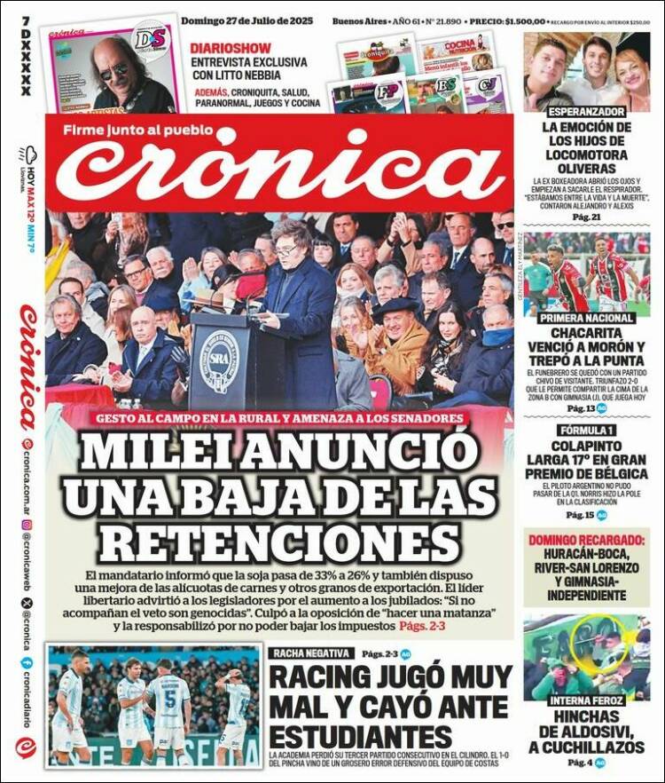 Portada de La Voz del Chaco (Argentine)