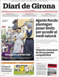Portada de Diari de Girona (España)