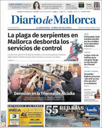 Portada de Diario de Mallorca (Spain)