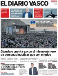 Portada de Diario Vasco (España)