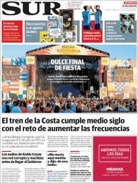 Portada de Diario el Sur (España)