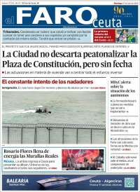 Portada de El Faro de Ceuta (Espagne)