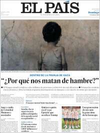 Portada de El País (España)