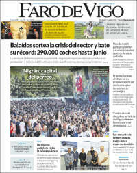 Portada de Faro de Vigo (España)
