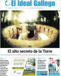Portada de El Ideal Gallego (España)