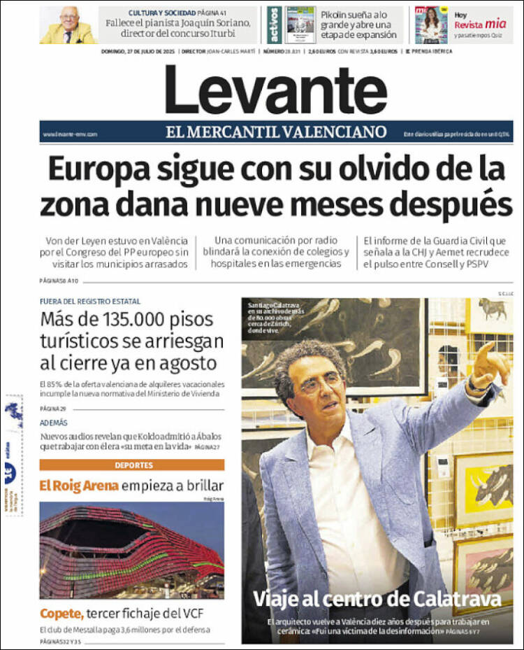 Portada de Levante (Spain)