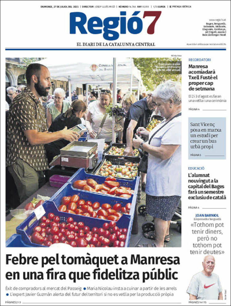 Portada de Regio7 (España)