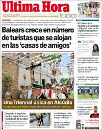 Portada de Última Hora (Spain)