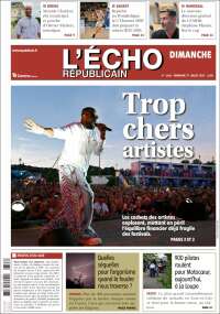 Portada de L'Echo Républicain (Francia)