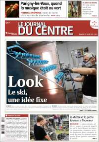 Portada de Le Journal du Centre (Francia)