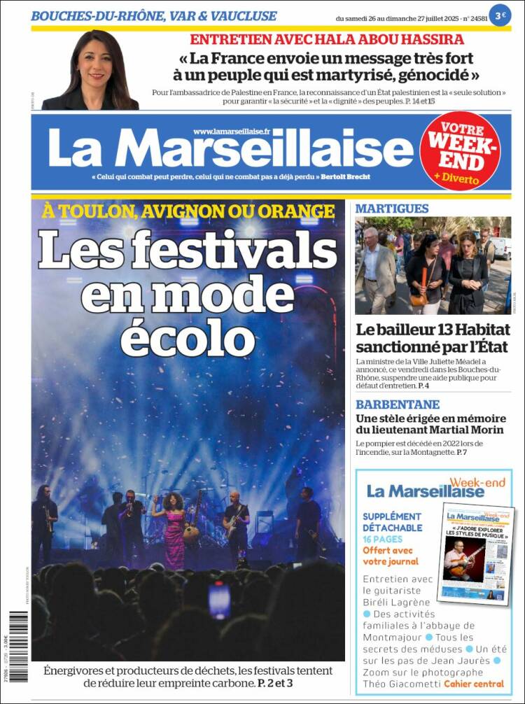 Portada de La Marseillaise (France)