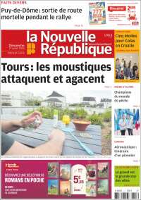 Portada de La Nouvelle Republique (Francia)