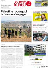Portada de Ouest France (Francia)