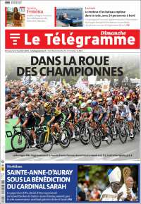 Portada de Télégramme (Francia)