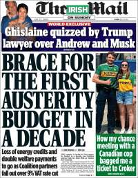 Portada de Irish Daily Mail (Ireland)
