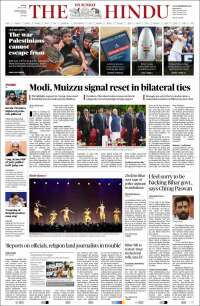 Portada de The Hindu (India)