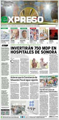 Portada de Expreso (Mexique)