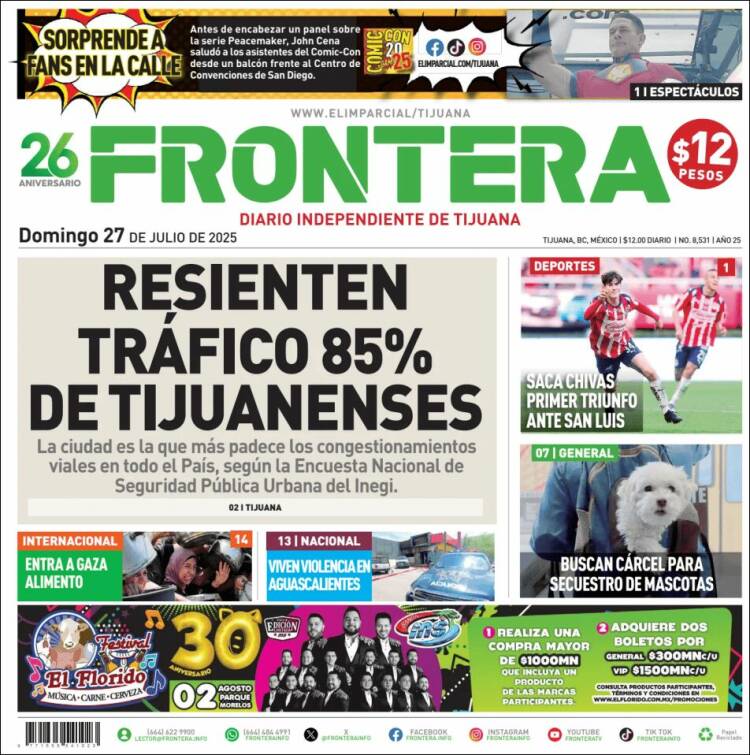 Portada de Frontera (Mexico)
