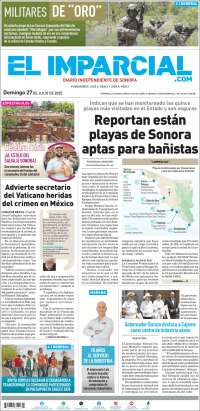 Portada de El Imparcial (Mexique)