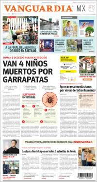 Portada de Vanguardia (México)