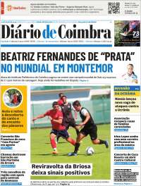 Portada de Diário de Coimbra (Portugal)