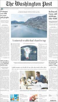 Portada de The Washington Post (USA)