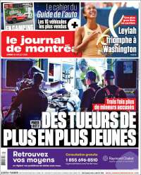 Portada de Le Journal de Montréal (Canadá)