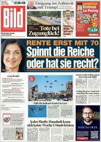 Portada de Bild (Alemania)