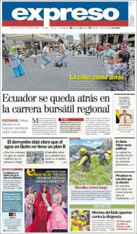 Portada de Expreso (Ecuador)
