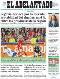 Portada de El Adelantado de Segovia (España)