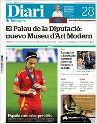 Portada de Diari de Tarragona (España)
