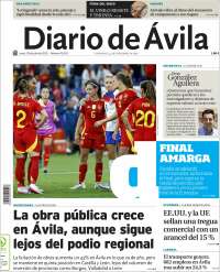Portada de Diario de Ávila (España)