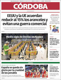 Portada de Diario de Córdoba (Espagne)