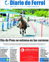 Portada de Diario de Ferrol (España)