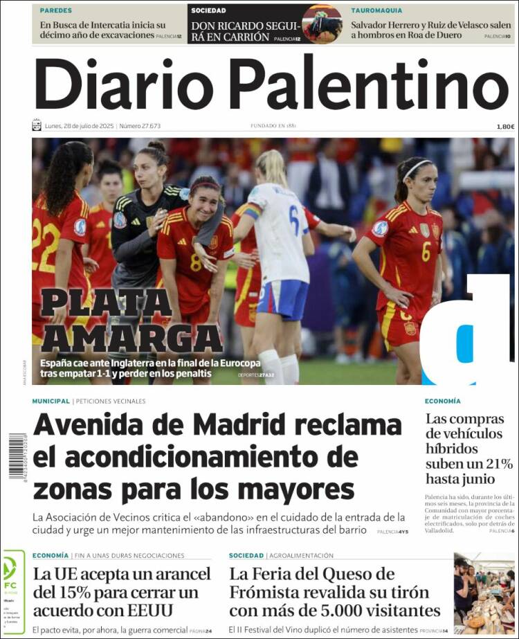 Portada de Diario Palentino (España)