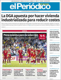 Portada de El Periódico de Aragón (Spain)