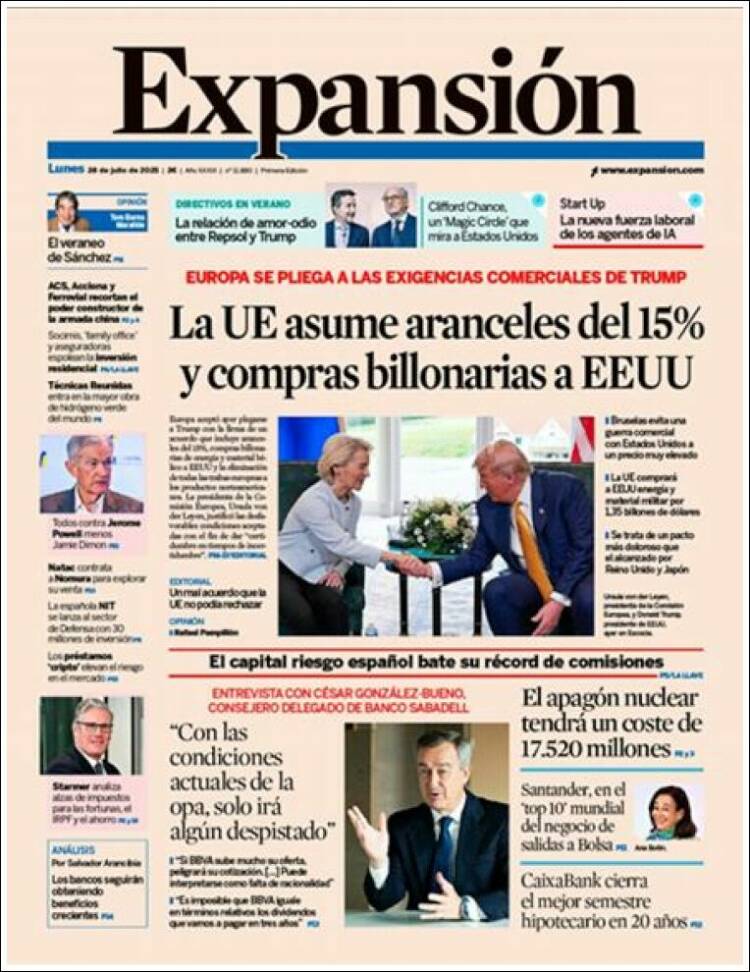 Portada de Expansión (Spain)