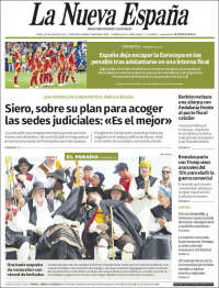 Portada de La Nueva España (Spain)