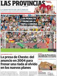 Portada de Las Provincias (España)