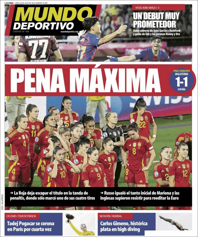 Portada de El Mundo Deportivo (Spain)