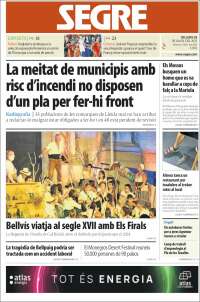 Portada de Segre (Spain)