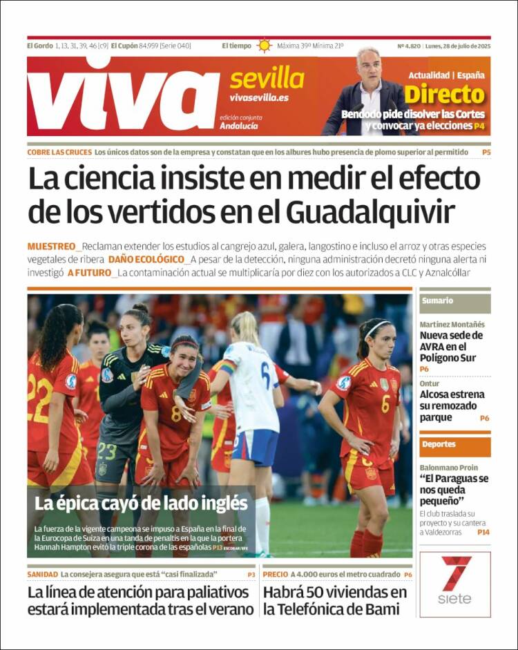 Portada de Viva Sevilla (España)