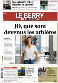 Portada de Berry Republicain (Francia)