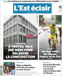 Portada de L'Est Eclair (France)