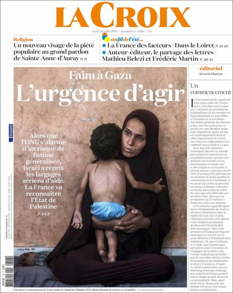 Portada de La Croix (France)